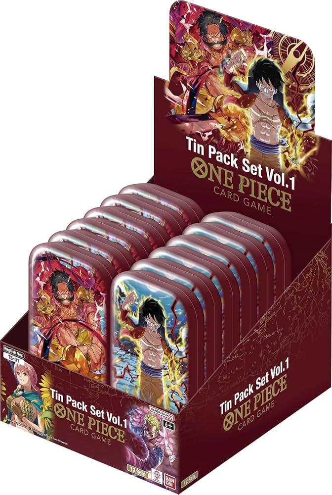 ワンピース カードゲーム ONE PIECE CARD GAME Tin Pack Set Vol.1 GOODS ONE PIECE CARD GAME Mini-tin Pack Set VOL.1